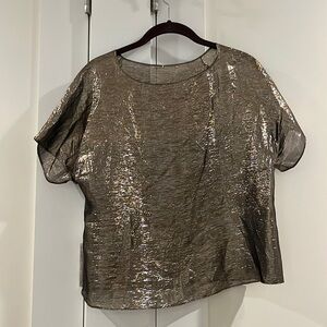 Peter Cohen Silk Gold Tee Shirt